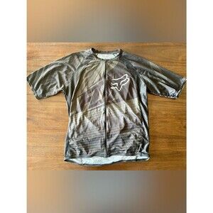 Fox Lightweight Short-Sleeve Cycling Jersey - Grey/Black